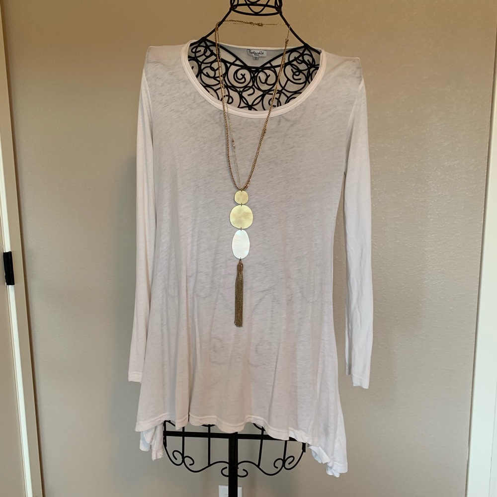 Splendid Long Sleeve Assymetrical Top
